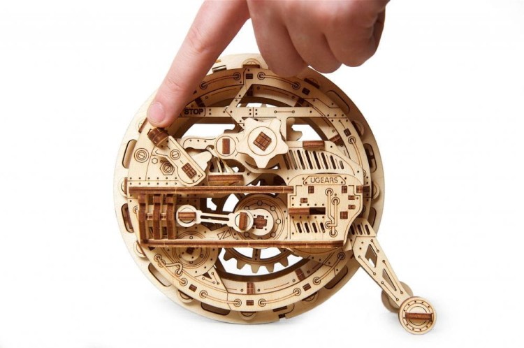 Jednokołowiec model mechaniczny do składania 300 el. Ugears 15