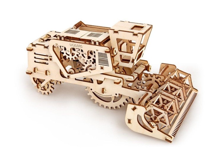 Kombajn żniwny model mechaniczny do składania 154 el. Ugears 1