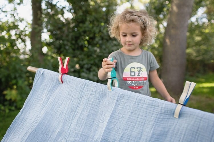 4 drewniane spinacze XL do budowania BS Toys 1