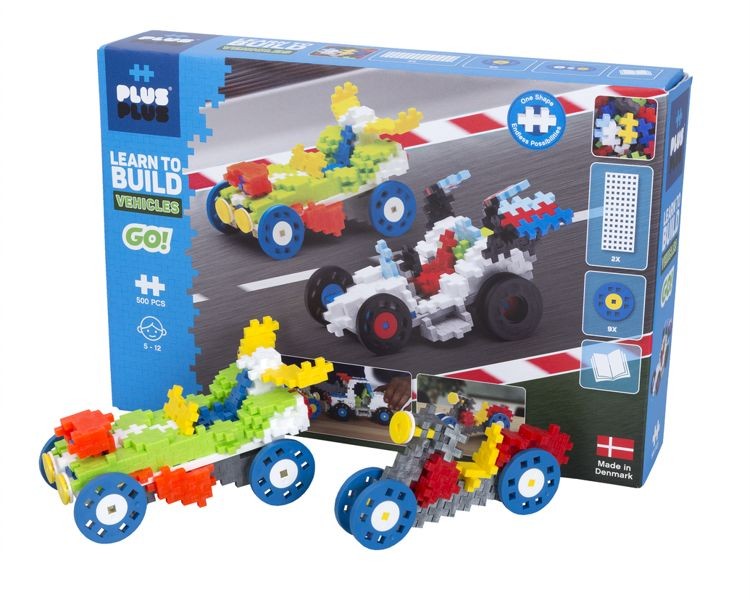 klocki plus-plus GO pojazdy mini 500 el. Learn to build