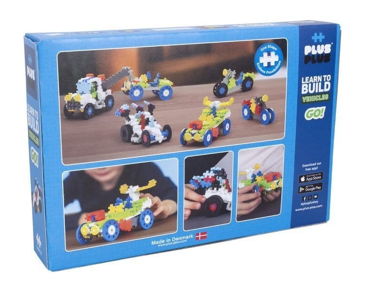 klocki plus-plus GO pojazdy mini 500 el. Learn to build 1