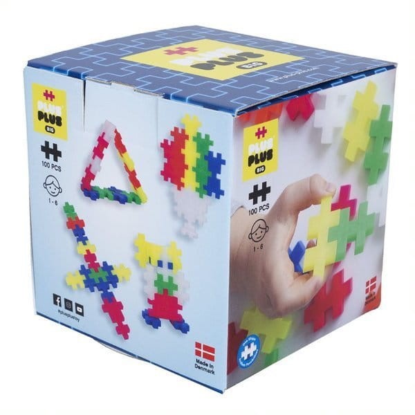 klocki plus-plus konstrukcyjne MIDI 100 elementów NEON