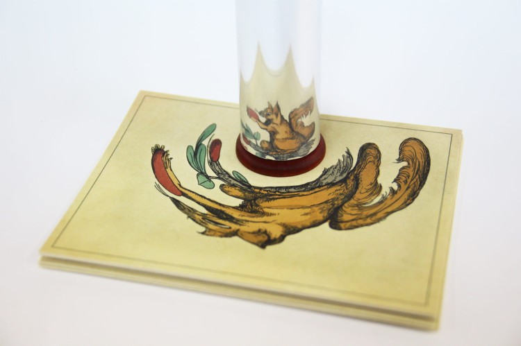 Anamorfoskop - przyrząd optyczny wygięte lustro Animation Toys 2