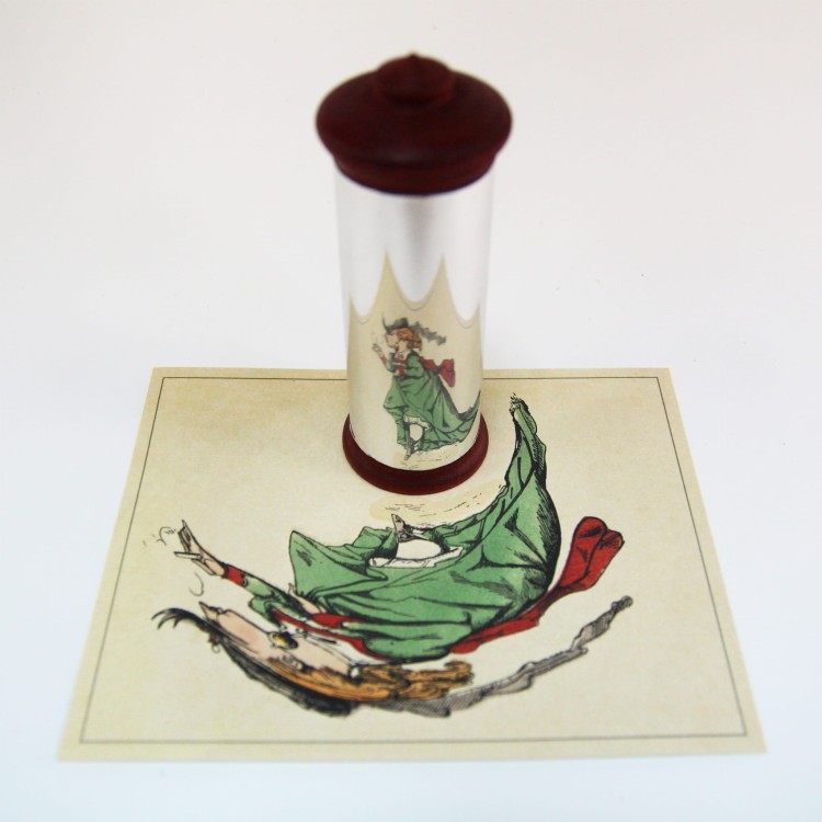 Anamorfoskop - przyrząd optyczny wygięte lustro Animation Toys 4