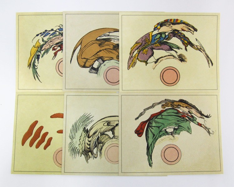 Anamorfoskop - przyrząd optyczny wygięte lustro Animation Toys 9