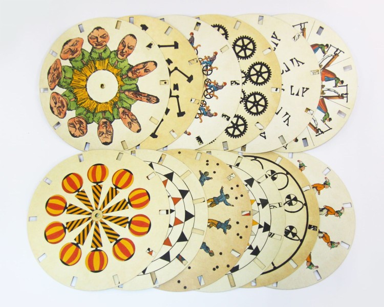 Fenakistiskop - animacje sprzed epoki kinowej - Animation Toys 2