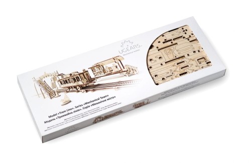 Linia tramwajowa model mechaniczny do składania 284 el. Ugears 1