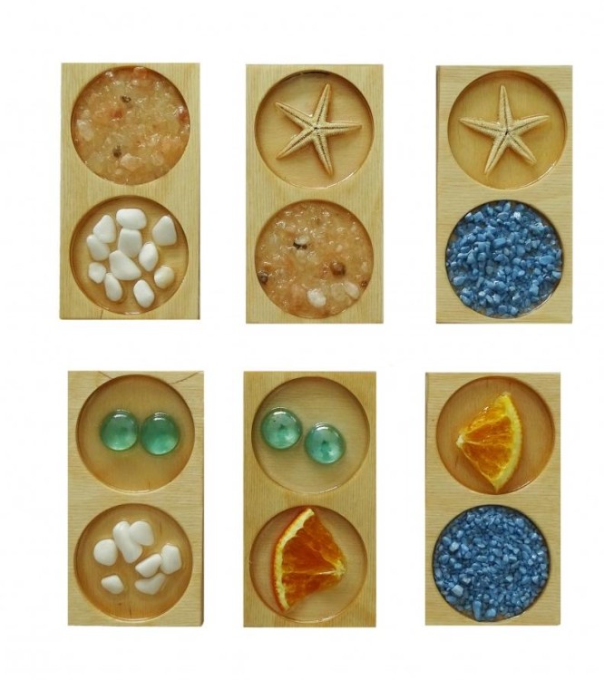 Domino sensoryczne 6 szt. Ence Pence classic