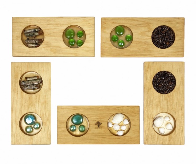 Domino sensoryczne 6 szt. Ence Pence XXL