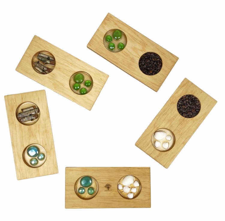 Domino sensoryczne 6 szt. Ence Pence XXL 1