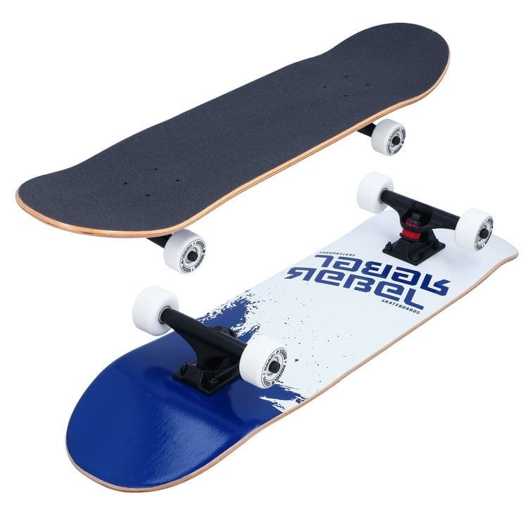 Deskorolka Rebel Skateboards 8" niebieska