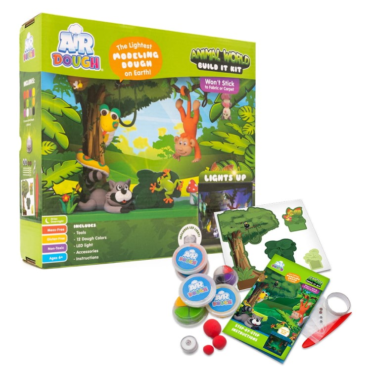 Zbuduj Dżunglę - ultralekka ciastolina Air Dough