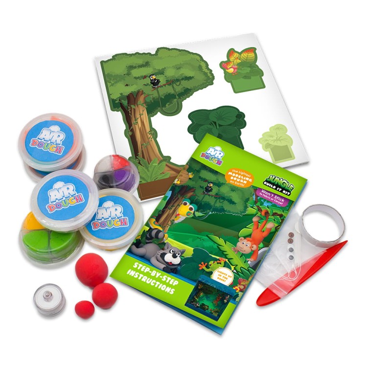 Zbuduj Dżunglę - ultralekka ciastolina Air Dough 1