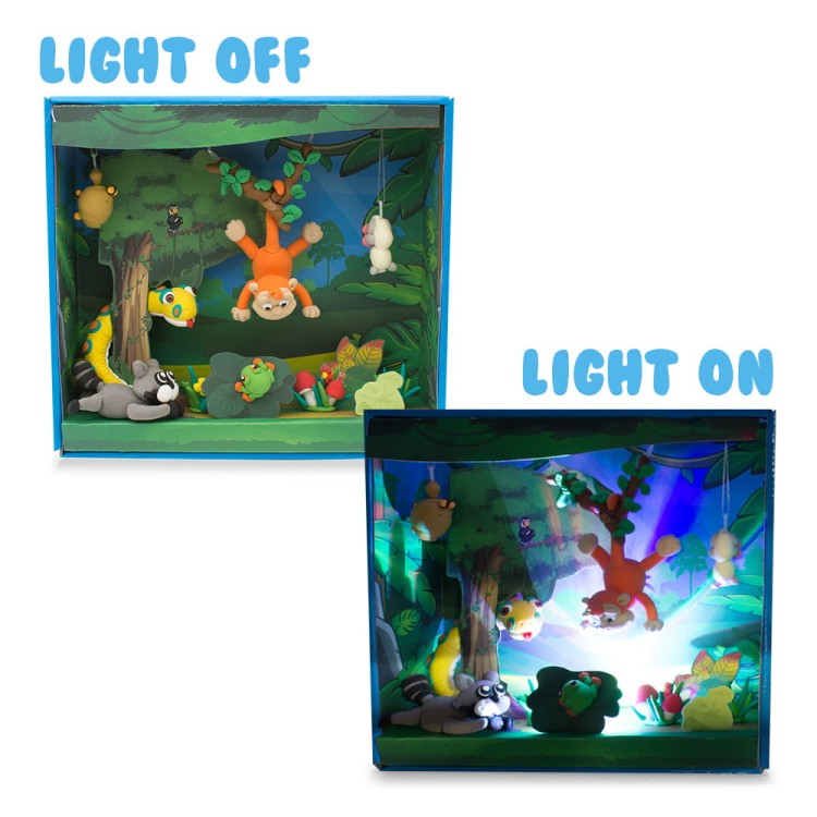 Zbuduj Dżunglę - ultralekka ciastolina Air Dough 2