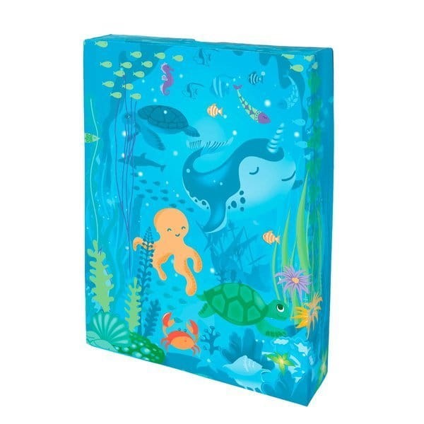 Zestaw artystyczny Lampion zdrapka Box candiy - niebieski Ocean