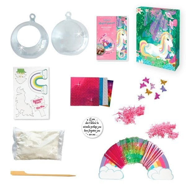 Zestaw artystyczny terrarium Box candiy - Jednorożec 2