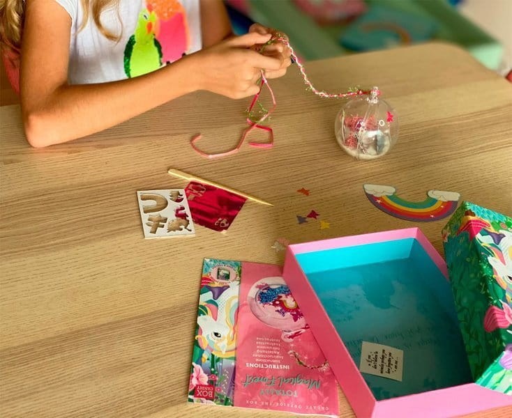 Zestaw artystyczny terrarium Box candiy - Jednorożec 5