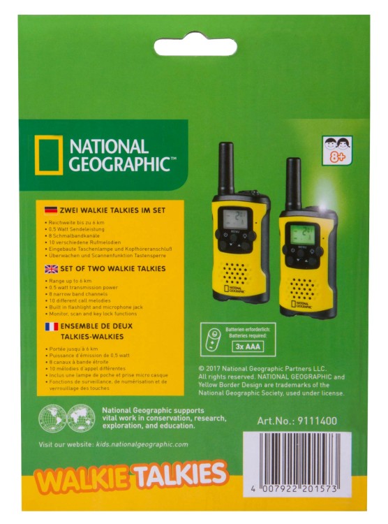 Zestaw 2 krótkofalówek walkie talkie Bresser National Geographic 11