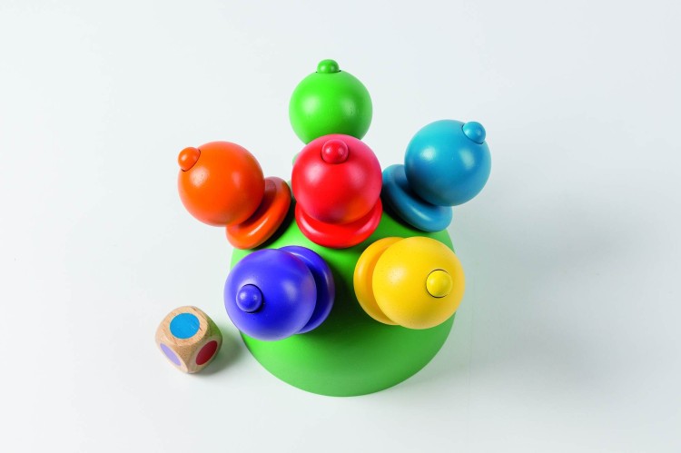 Kaktus - drewniana zabawka do sortowania - Pilch 2