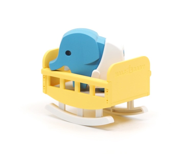 Mały słonik - układanka magnetyczna 3D - dzidzie zwierzątka Halftoys