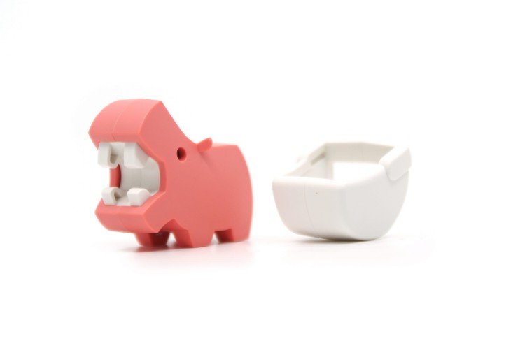 Mały hipopotam - układanka magnetyczna 3D - dzidzie zwierzątka Halftoys 3