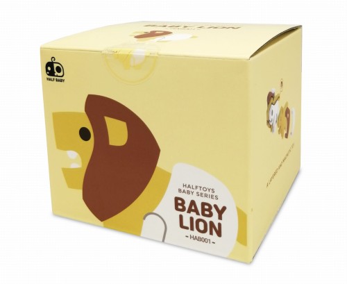 Mały lew - układanka magnetyczna 3D - dzidzie zwierzątka Halftoys 1