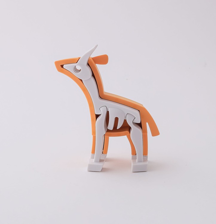 Antylopa - układanka magnetyczna 3D z książeczką - Halftoys 6