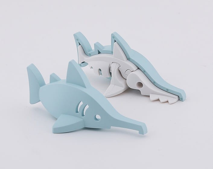 Ryba Piła - układanka magnetyczna 3D z książeczką Half Ocean Halftoys 4