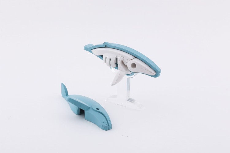 Humbak - układanka magnetyczna 3D z książeczką  Half Ocean Halftoys 6