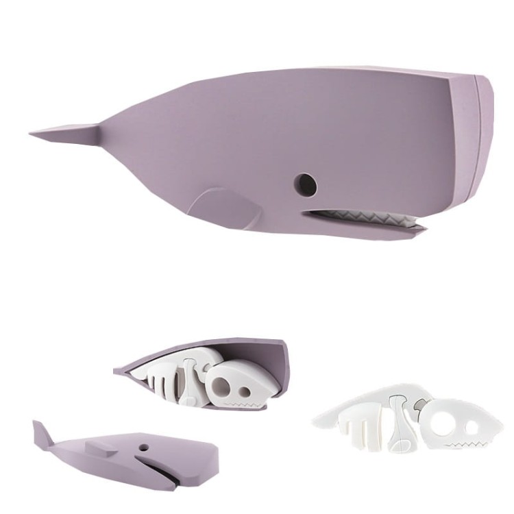 Wieloryb - układanka magnetyczna 3D z książeczką Half Ocean Halftoys 4