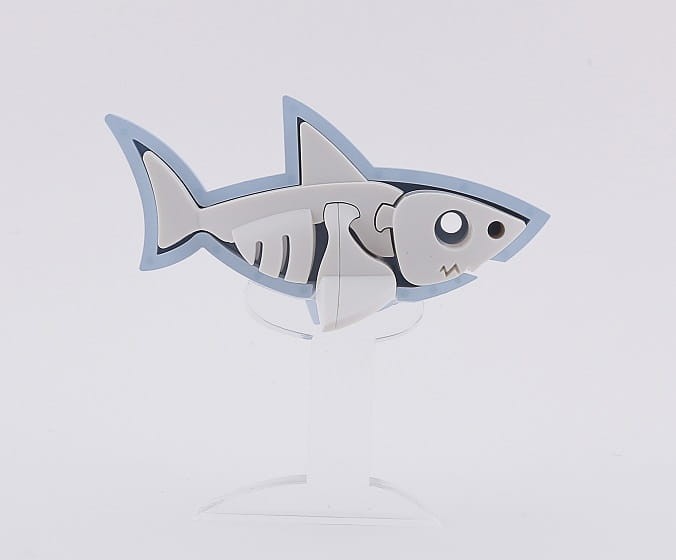 Wieloryb - układanka magnetyczna 3D z książeczką Half Ocean Halftoys 5