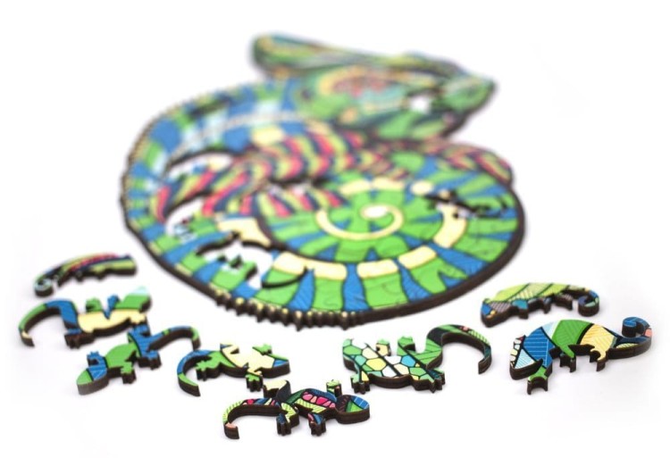 Drewniane puzzle konturowe 3D EWA Eco-Wood-Art 2