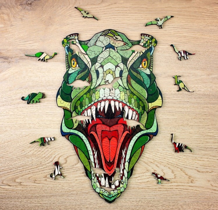 Drewniane puzzle konturowe 3D EWA Eco-Wood-Art 3