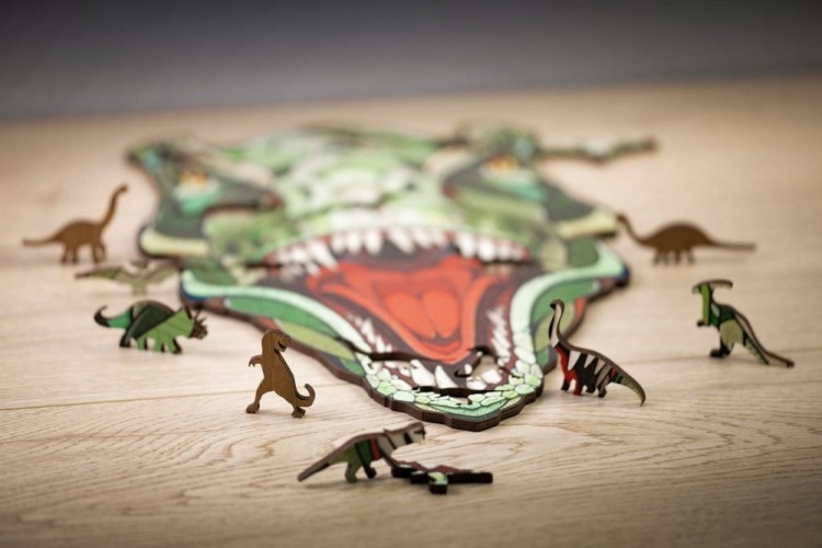 Drewniane puzzle konturowe 3D EWA Eco-Wood-Art 1