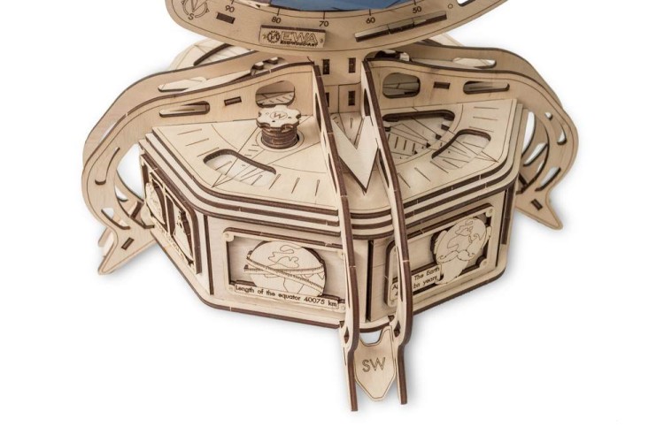 Globus - puzzle 3D - 393 elem. EWA Eco-Wood-Art 2
