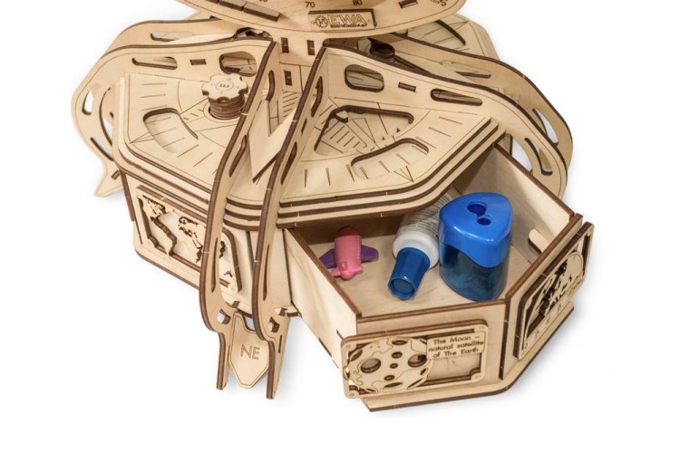 Globus - puzzle 3D - 393 elem. EWA Eco-Wood-Art 3