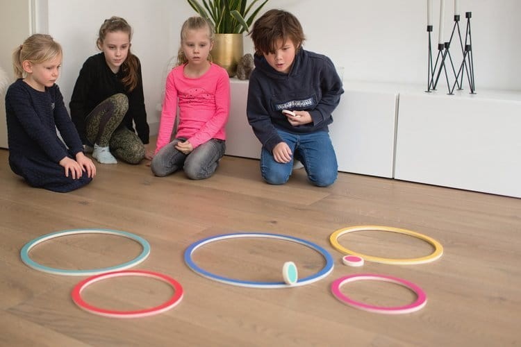 Sportowe obręcze 5w1 gry zręcznościowe BS Toys 2