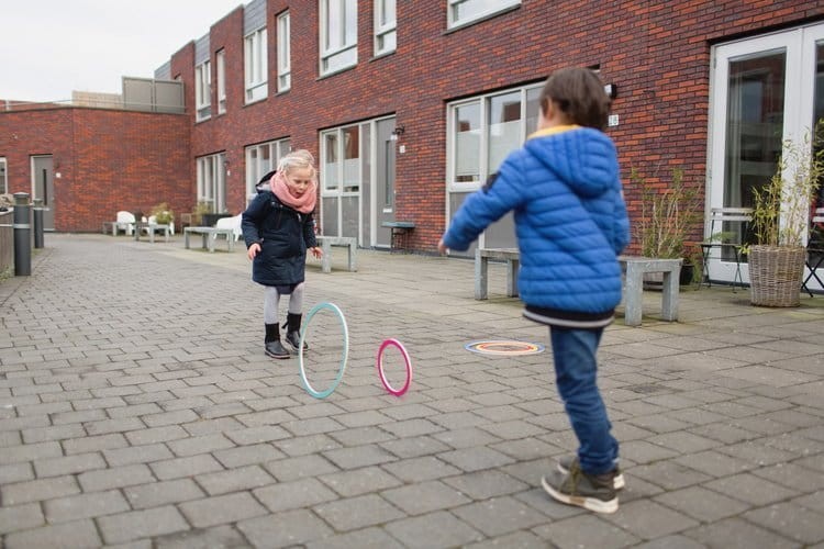 Sportowe obręcze 5w1 gry zręcznościowe BS Toys 4