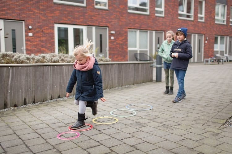 Sportowe obręcze 5w1 gry zręcznościowe BS Toys 5