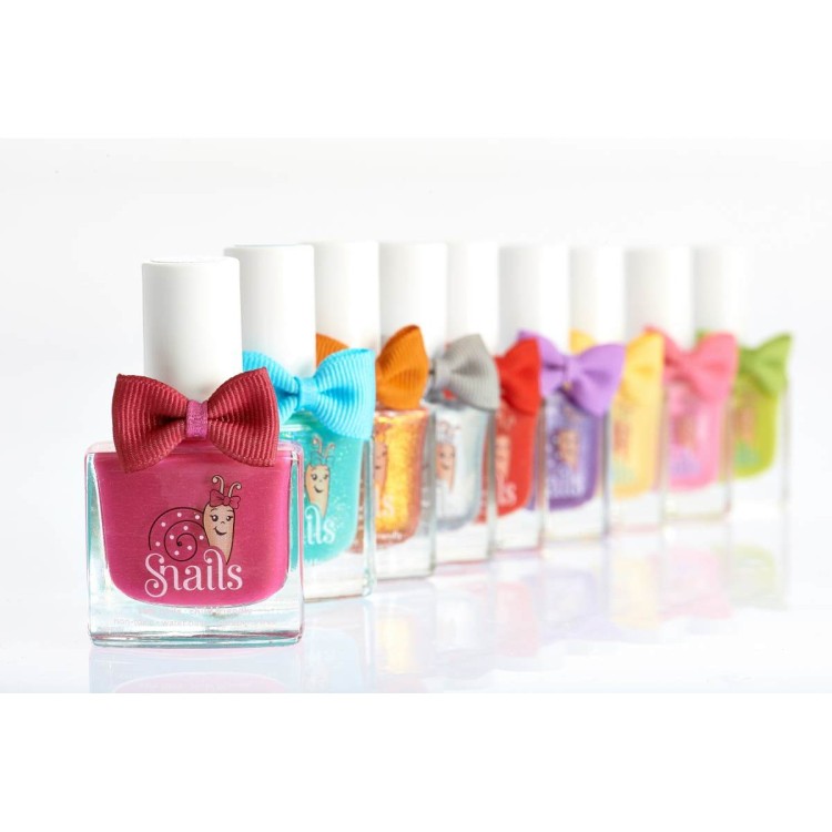 Zmywalne lakiery do paznokci dla dzieci zestaw 3 szt.Snails 1