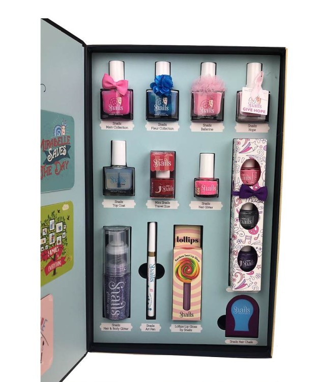 Zestaw prezentowy do paznokci i ciała dla dzieci Snails 2