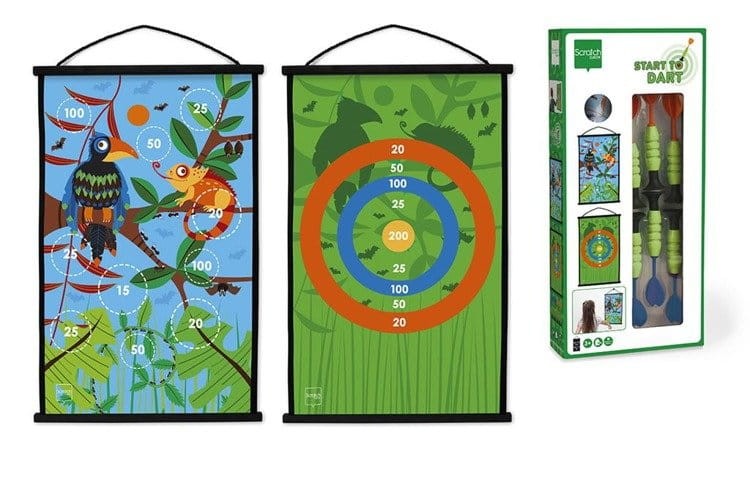 Rzutki Start to dart Scratch - Dżungla