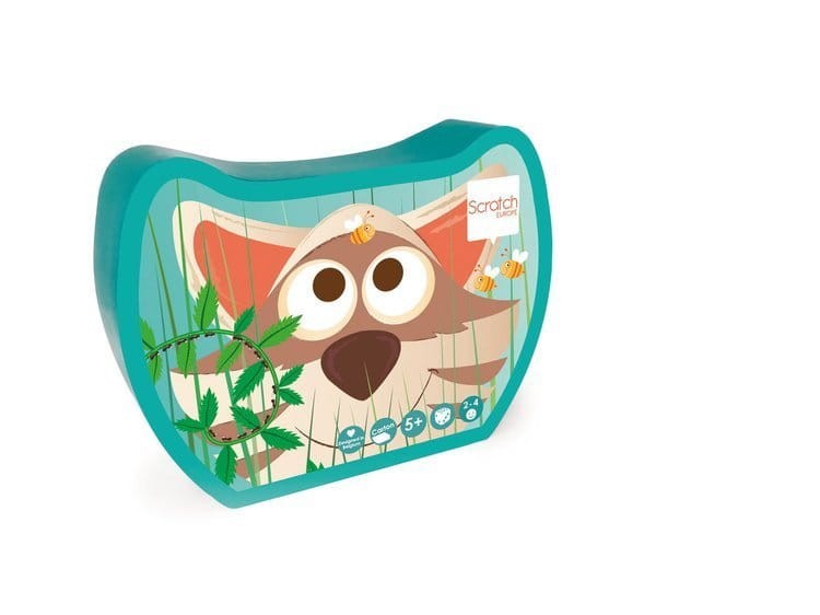Gra na spostrzegawczość Szop Scratch