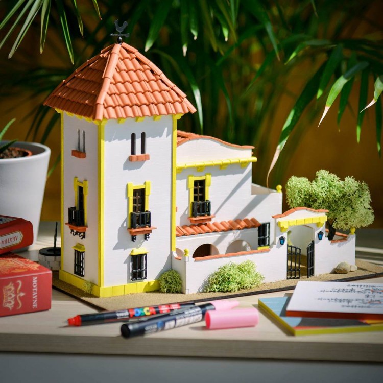 Dom Triana zestaw konstrukcyjny makieta z cegiełek Popular Domus 4