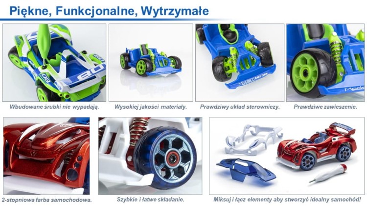 Samochód Modarri super delux zestaw rajdowy - Thoughtfull Toys 4