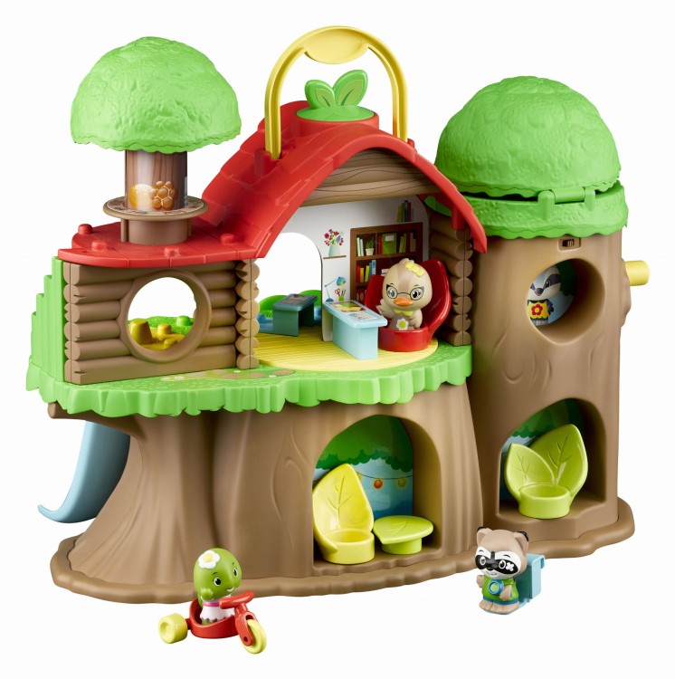 Leśna szkoła z trzema figurkami Klorofil  2