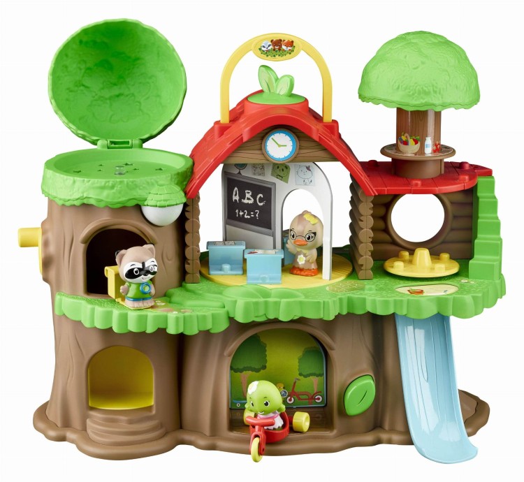 Leśna szkoła z trzema figurkami Klorofil