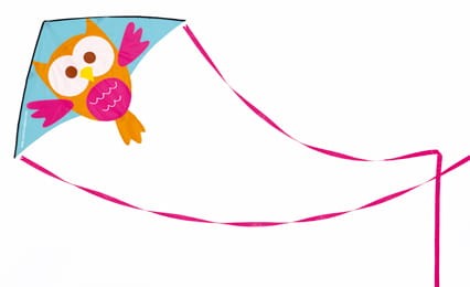 Duży latawiec SOWA sówka Scratch