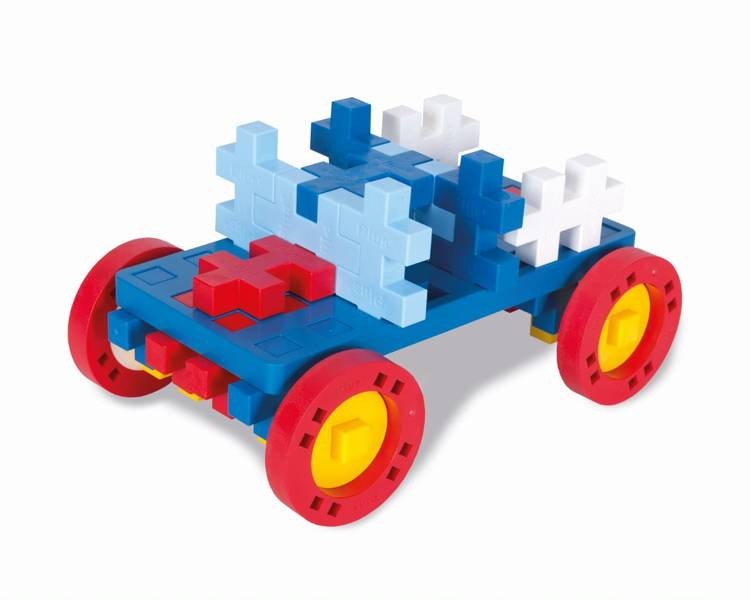 klocki plus-plus Make&Go MIDI edu 200 el. basic 20 kół w pudełku 6