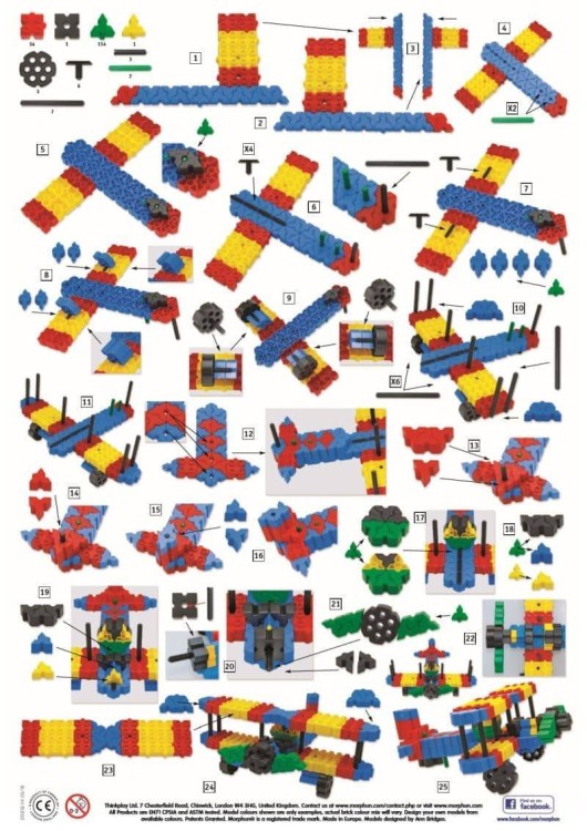 Klocki konstrukcyjne zestaw XL -  Junior Xtra Morphun  11